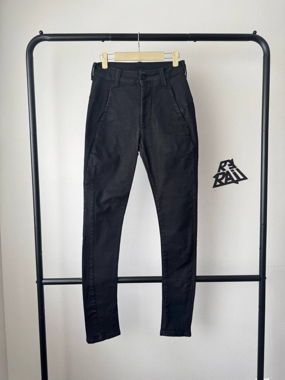 thom krom Slim Stretch Pants Black